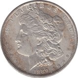 1889 SILVER MORGAN DOLLAR USA PHILADELPHIA MINT 8 - SILVER WORLD COINS - Cambridgeshire Coins