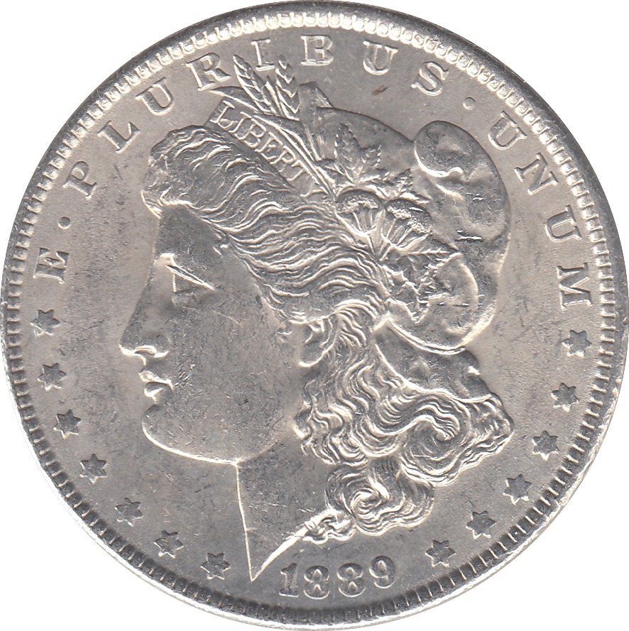 1889 SILVER MORGAN DOLLAR USA PHILADELPHIA MINT 9 - SILVER WORLD COINS - Cambridgeshire Coins