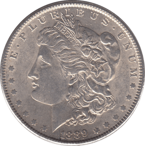 1889 SILVER MORGAN DOLLAR USA PHILADELPHIA MINT - SILVER WORLD COINS - Cambridgeshire Coins