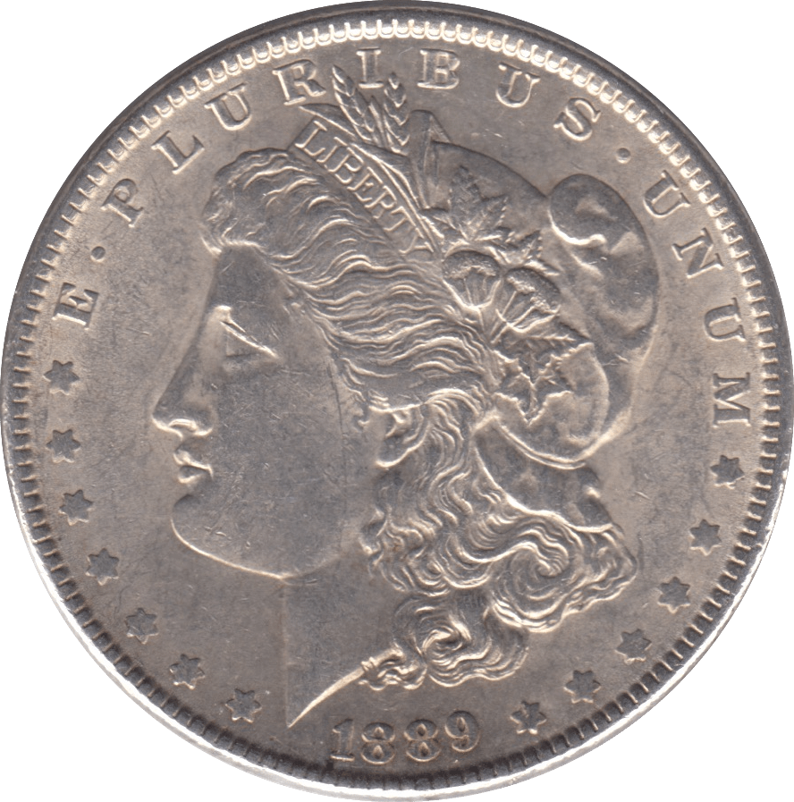 1889 SILVER MORGAN DOLLAR USA PHILADELPHIA MINT - SILVER WORLD COINS - Cambridgeshire Coins