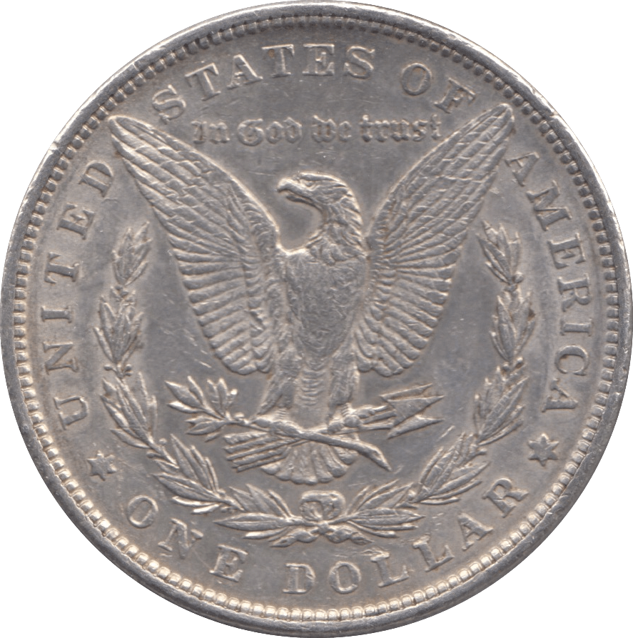 1889 SILVER MORGAN DOLLAR USA PHILADELPHIA MINT - SILVER WORLD COINS - Cambridgeshire Coins