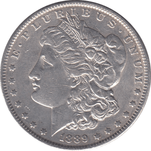 1889 SILVER MORGAN DOLLAR USA PHILADELPHIA MINT - SILVER WORLD COINS - Cambridgeshire Coins