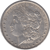 1889 SILVER MORGAN DOLLAR USA PHILADELPHIA MINT - SILVER WORLD COINS - Cambridgeshire Coins