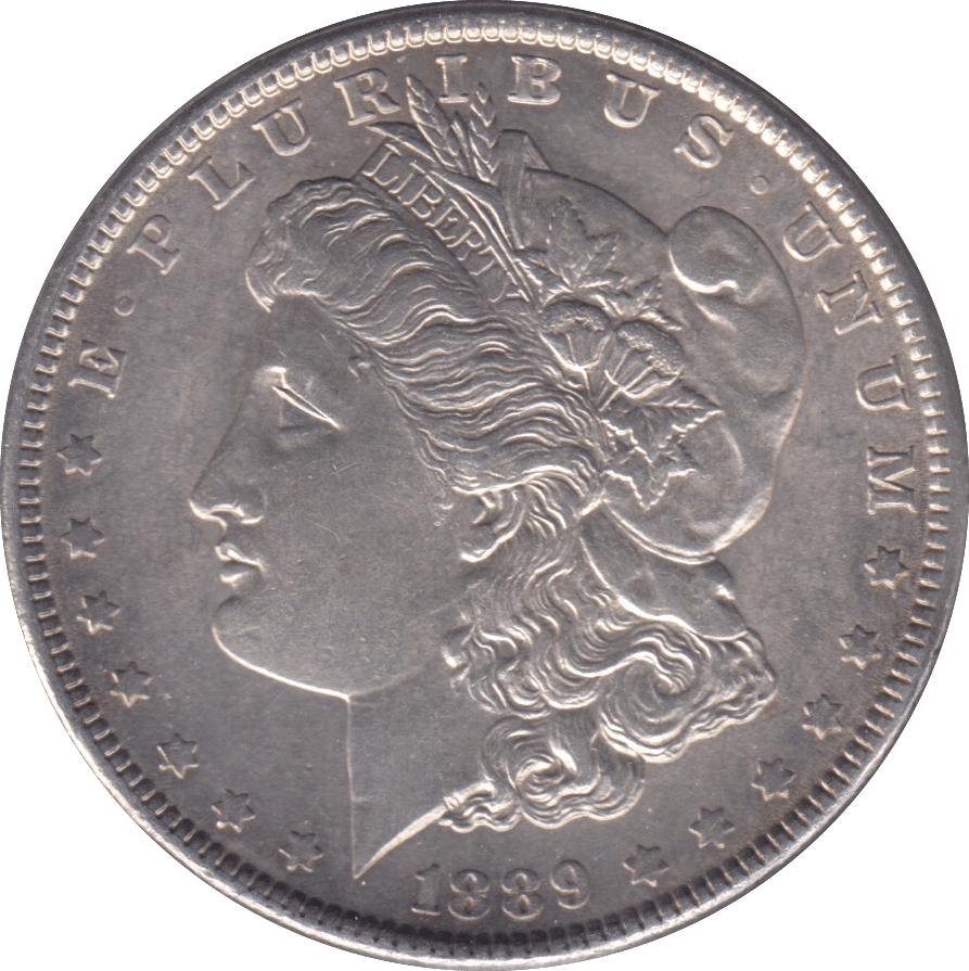 1889 SILVER MORGAN DOLLAR USA PHILADELPHIA MINT - SILVER WORLD COINS - Cambridgeshire Coins