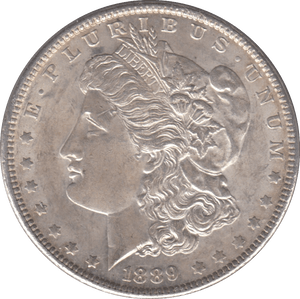 1889 SILVER MORGAN DOLLAR USA PHILADELPHIA MINT - SILVER WORLD COINS - Cambridgeshire Coins