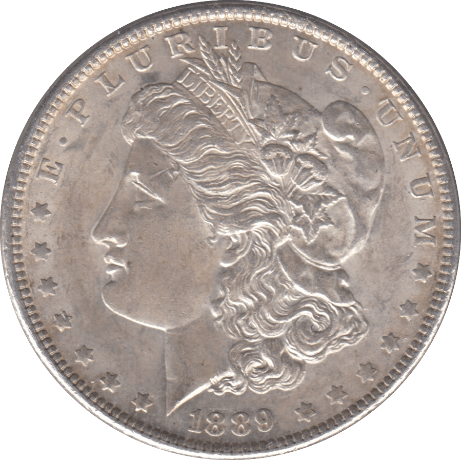 1889 SILVER MORGAN DOLLAR USA PHILADELPHIA MINT - SILVER WORLD COINS - Cambridgeshire Coins