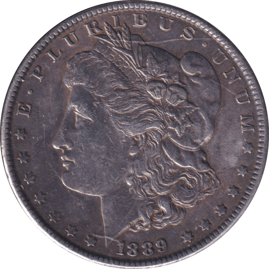 1889 SILVER MORGAN DOLLAR USA PHILADELPHIA - SILVER WORLD COINS - Cambridgeshire Coins