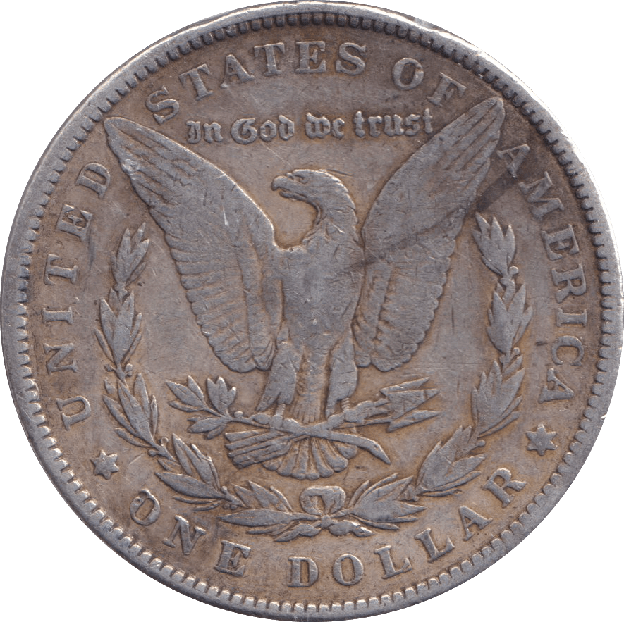 1889 SILVER MORGAN DOLLAR USA - SILVER WORLD COINS - Cambridgeshire Coins