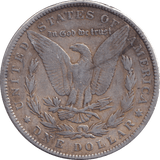 1889 SILVER MORGAN DOLLAR USA - SILVER WORLD COINS - Cambridgeshire Coins