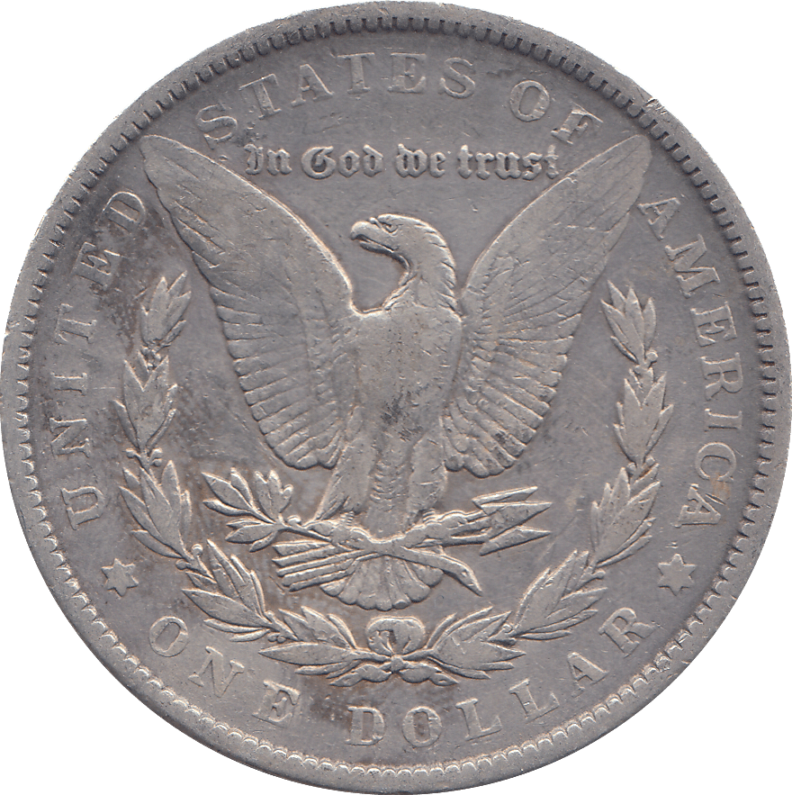 1889 SILVER MORGAN DOLLAR USA - SILVER WORLD COINS - Cambridgeshire Coins