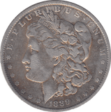 1889 SILVER MORGAN DOLLAR USA - SILVER WORLD COINS - Cambridgeshire Coins