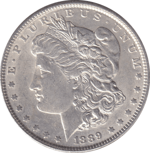 1889 SILVER MORGAN DOLLAR USA - SILVER WORLD COINS - Cambridgeshire Coins