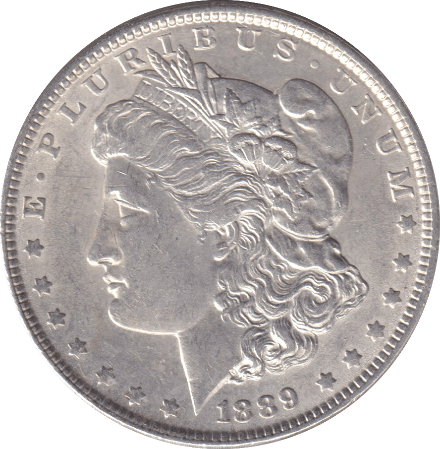 1889 SILVER MORGAN DOLLAR USA - SILVER WORLD COINS - Cambridgeshire Coins