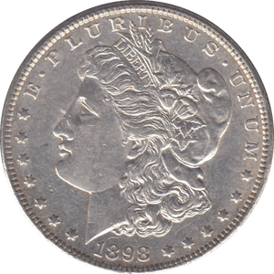 1889 SILVER MORGAN DOLLAR USA - SILVER WORLD COINS - Cambridgeshire Coins