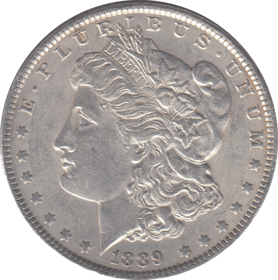 1889 SILVER MORGAN DOLLAR USA - SILVER WORLD COINS - Cambridgeshire Coins