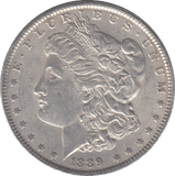 1889 SILVER MORGAN DOLLAR USA - SILVER WORLD COINS - Cambridgeshire Coins