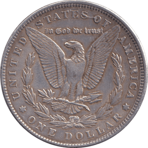1889 SILVER MORGAN DOLLAR USA - SILVER WORLD COINS - Cambridgeshire Coins