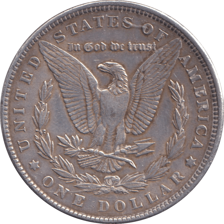 1889 SILVER MORGAN DOLLAR USA - SILVER WORLD COINS - Cambridgeshire Coins