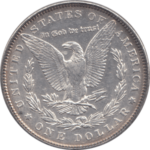 1889 SILVER MORGAN DOLLAR USA - SILVER WORLD COINS - Cambridgeshire Coins
