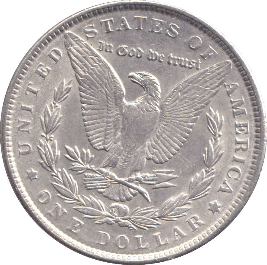 1889 SILVER MORGAN DOLLAR USA - SILVER WORLD COINS - Cambridgeshire Coins