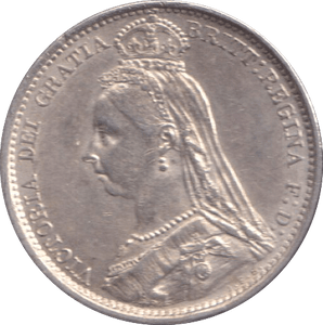 1889 SIXPENCE ( AUNC ) - SIXPENCE - Cambridgeshire Coins