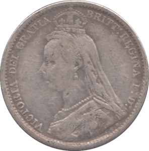 1889 SIXPENCE ( FINE ) - SIXPENCE - Cambridgeshire Coins