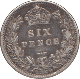 1889 SIXPENCE ( GF ) - SIXPENCE - Cambridgeshire Coins