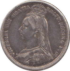 1889 SIXPENCE ( GF ) - SIXPENCE - Cambridgeshire Coins