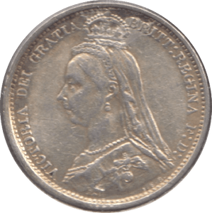 1889 SIXPENCE ( VF ) - Sixpence - Cambridgeshire Coins