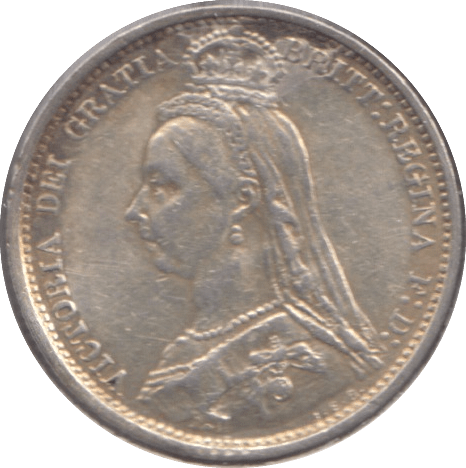 1889 SIXPENCE ( VF ) - Sixpence - Cambridgeshire Coins