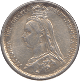 1889 SIXPENCE ( VF ) - Sixpence - Cambridgeshire Coins
