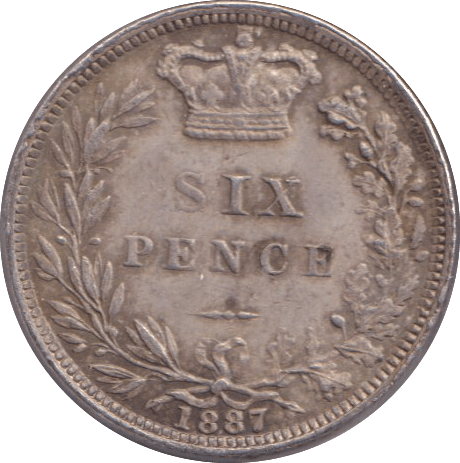 1889 SIXPENCE ( VF ) - SIXPENCE - Cambridgeshire Coins