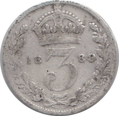1889 THREEPENCE ( FAIR ) - THREEPENCE - Cambridgeshire Coins