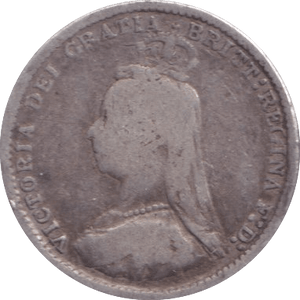 1889 THREEPENCE ( FINE ) 2 - Threepence - Cambridgeshire Coins