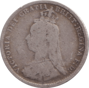 1889 THREEPENCE ( FINE ) - THREEPENCE - Cambridgeshire Coins