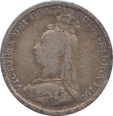 1889 THREEPENCE ( GF ) - WORLD COINS - Cambridgeshire Coins