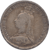 1889 THREEPENCE ( GF ) - WORLD COINS - Cambridgeshire Coins
