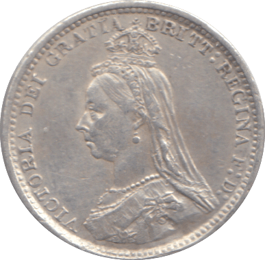 1889 THREEPENCE ( GVF ) - THREEPENCE - Cambridgeshire Coins