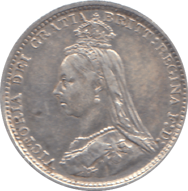 1889 THREEPENCE ( GVF ) - THREEPENCE - Cambridgeshire Coins