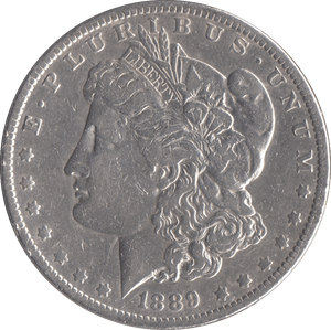 1889 USA SILVER MORGAN DOLLAR NEW ORLEANS MINT - SILVER WORLD COINS - Cambridgeshire Coins