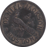 1890 BOSTON PUB TOKEN - OTHER TOKENS - Cambridgeshire Coins