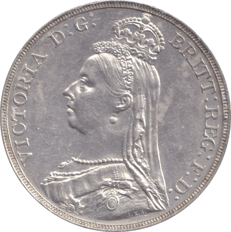 1890 CROWN ( AUNC ) - CROWN - Cambridgeshire Coins