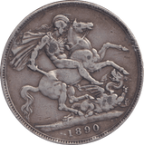 1890 CROWN E ( GF ) - CROWN - Cambridgeshire Coins