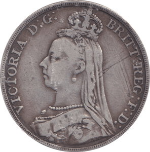 1890 CROWN E ( GF ) - CROWN - Cambridgeshire Coins