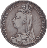 1890 CROWN E ( GF ) - CROWN - Cambridgeshire Coins