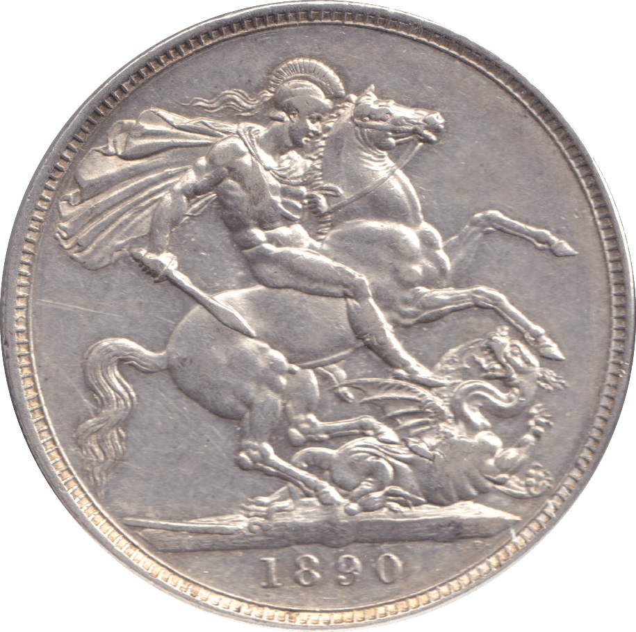 1890 CROWN ( EF ) - CROWN - Cambridgeshire Coins