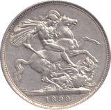 1890 CROWN ( EF ) - CROWN - Cambridgeshire Coins