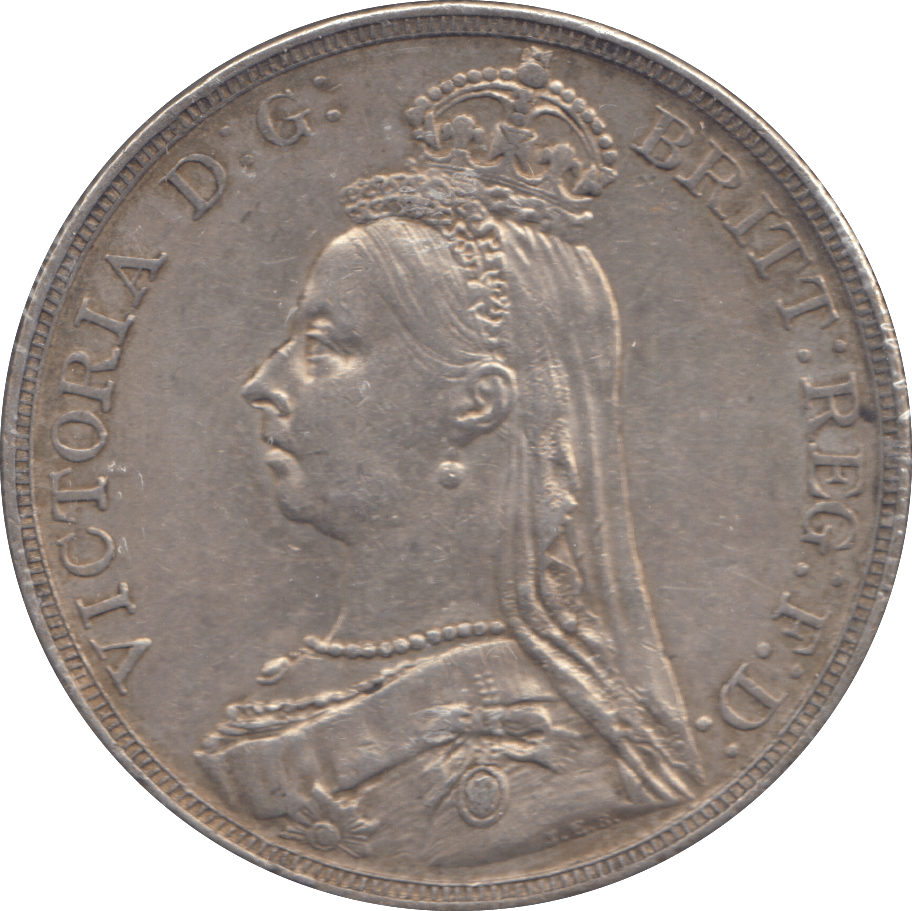 1890 CROWN ( EF ) - CROWN - Cambridgeshire Coins