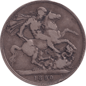 1890 CROWN ( F ) - Crown - Cambridgeshire Coins