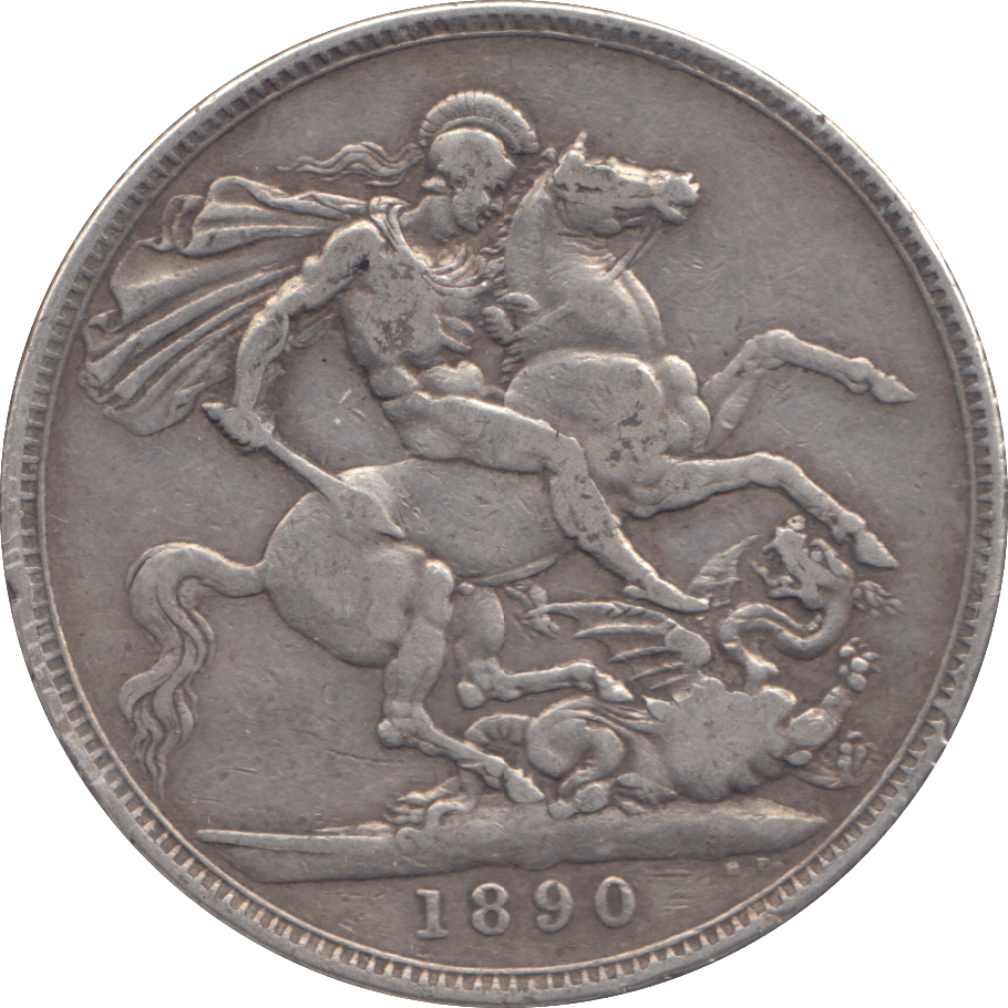 1890 CROWN ( F ) - CROWN - Cambridgeshire Coins